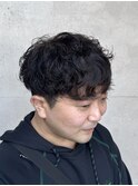 ふんわりシャドウパーマ