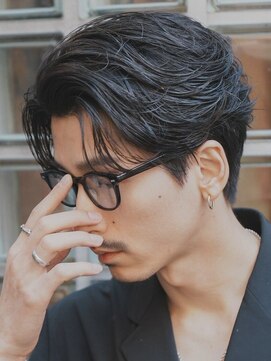 フィフス 神南(fifth) 渋谷毛流れセンターパートニュアンスパーマフェザーパーマ40代◆