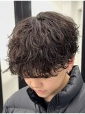 波巻きパーマ/王道波巻き/広島メンズ