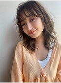 やわらかミディアムレイヤーカット
