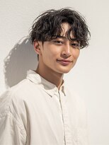 フェノメノン 栄店(PHENOMENON)&nbsp;メンズカット/センターパート/ニュアンスパーマ