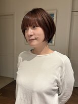 サラビューティーサイト 九大学研都市店(SARA Beauty Sight)&nbsp;ショートスタイル/マロンブラウンカラー/丸みショート