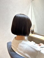 ネウィ 大分中央町店(newi)&nbsp;艶髪ナチュラルストレートコンパクトミニボブ切りっぱなし