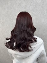 アン(Hair make un)&nbsp;チェリーレッドカラー♪