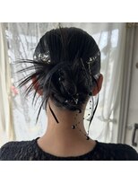 ジジ ヘアワークス(gigi hair works) カチモリ×キラキラブラックパール