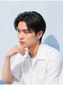 メンズカット/20代30代40代フェザーパーマ/センターパート/越谷