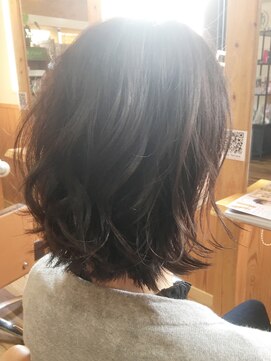 ララテラス(LaLa Terrace) ～LaLa Terrace流～マットグレージュ×大人かわいい無造作ボブ