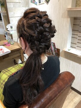 アイビーヘアー(IVY Hair) 編み込みアレンジ☆