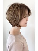オリーブアッシュハンサムショート