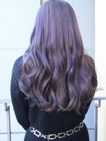 シィーム(cime)&nbsp;小顔ハイライトカラーバイオレットアッシュ