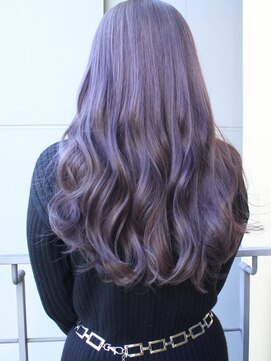 シィーム(cime) 小顔ハイライトカラーバイオレットアッシュ