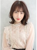 大人可愛いミディアムレイヤー