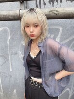 リアイス(Re:ICE)&nbsp;ミニウルフ/くすみブルー/流れるレイヤー/インナーハイライト