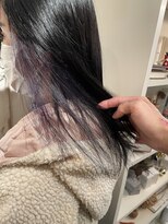 ヘアアトリエコモノ(hair l'atelier KoMoNo) 【1bleach】色持ち、色落ち最強！ディープラベンダー
