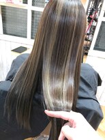 ビー オン ディー ヘア 池袋(BonD hair) スーパーロング × ハイライト × サラサラ髪質改善