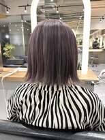 サロンドミルク 新百合ヶ丘店(salon de MiLK)&nbsp;ケアブリーチで染めるラベンダーグレー【新百合ヶ丘/百合ヶ丘】