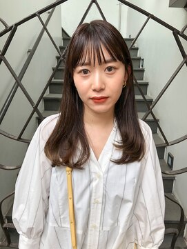 デイジードゥ(Daisy duex) 小顔　ワンレン　美髪　似合わせ　ブラウン　グレージュ