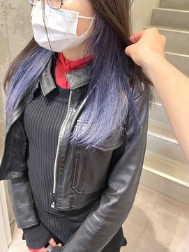 アイリー 名古屋(A/LEE) インナーカラー／パープル