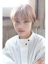 ブロッサム 上福岡店(Blossom)&nbsp;耳掛けショート/ハイトーンカラー/髪質改善［上福岡］