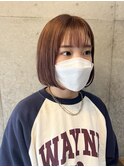 【iFY 千葉】bob × pink beige color
