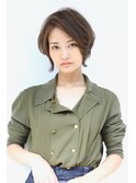 前髪なしのショート