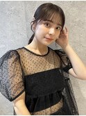 三軒茶屋_レディース_ヘアアレンジ_ヘアセット_タイト_小顔_