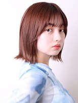 エーツーフリーダム(AA.FREEDOM)&nbsp;似合わせカット小顔前髪ストレートボブピンクベージュ