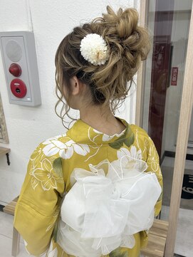 プティクローシェ バイ クオーレ(petite cloche by CUORE) 【浴衣】高めアップ