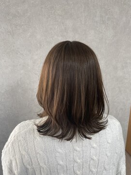 ディルガ リンク(Dilga LINK) グレージュ レイヤースタイル