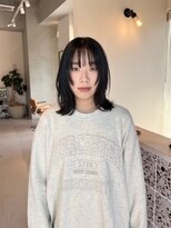 マイン(mine)&nbsp;レイヤースタイル/顔周りレイヤー/ミディアムレイヤー