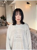 レイヤースタイル/顔周りレイヤー/ミディアムレイヤー