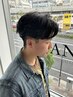 メンズカット＋ベーシックパーマorニュアンスパーマ＋10分スパ　￥8800
