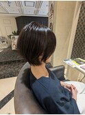 丸み束感ショート