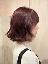 ヘアーリゾートガーデン 南林間店(Hair Resort Garden)&nbsp;ミニウルフ/ボルドーカラー×ミルキィーベージュ