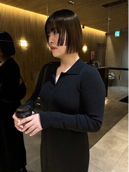 ナチュラルでスタイリングのしやすさが人気！tsumuguこだわりのスタイルをご提案【ボブ/切りっぱなしボブ】