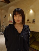 #ウルフボブ・韓国風・銀座・切りっぱなしボブ・顔周りカット