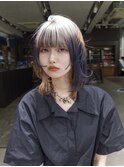 レイヤーボブ/顔まわりレイヤー/ボブ/デザインカラー/表参道