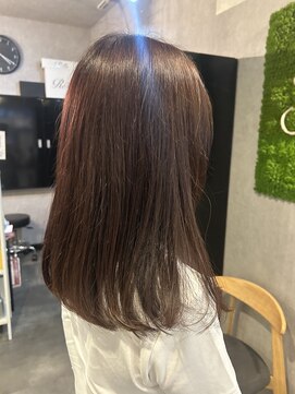 リブート(Re:Boot) 跳ねにくいセミロング×パープルカラー