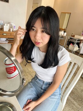 アスラン(ASLAN) 【aslan】伸ばしかけの方にオススメ/レイヤースタイル/暗髪ヘア