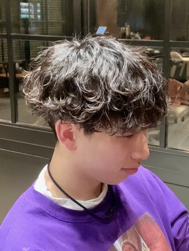 オーガニック アトリエ 大宮(organic+atelier) 波巻きツイストスパイラルパーマ刈り上げマッシュ