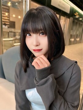 クム(kumu) 【kumu】ミディアムレイヤー/顔周りカット/栄/名古屋