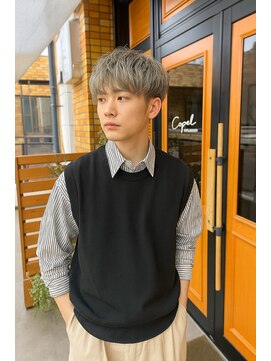 コポル(Copol) メンズハイトーンショート×ミルクティーオリーブ