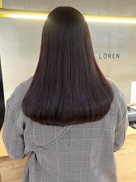 ローレン(LOREN) イメチェン/ホワイトブロンド/外ハネボブ/ワイドバング/栄/久屋