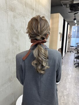 ヘアセット/お呼ばれヘア/パーティーヘア/カチモリヘア
