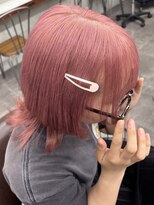 ニコ トウキョウ 渋谷(nico TOKYO)&nbsp;ミルクティーピンクダブルカラーピンクハイトーン韓国レイヤー