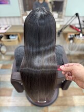 ヘアスタイルのデザインにあわせた　★デザイン縮毛矯正