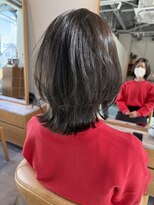 エルム 原宿 表参道(yelm) グレージュ×レイヤーボブ