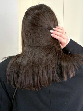 ロイオブジゼル(roi of GiseL) 髪質改善 トリートメント ココアブラウン 透明感カラー 20代30代