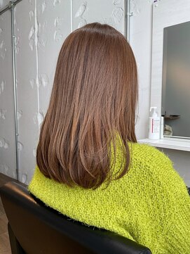 コーイ(cooi) cooi 吉祥寺 ミディアムストレート×ニュアンスカラー