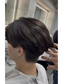 毛流れセンターパート